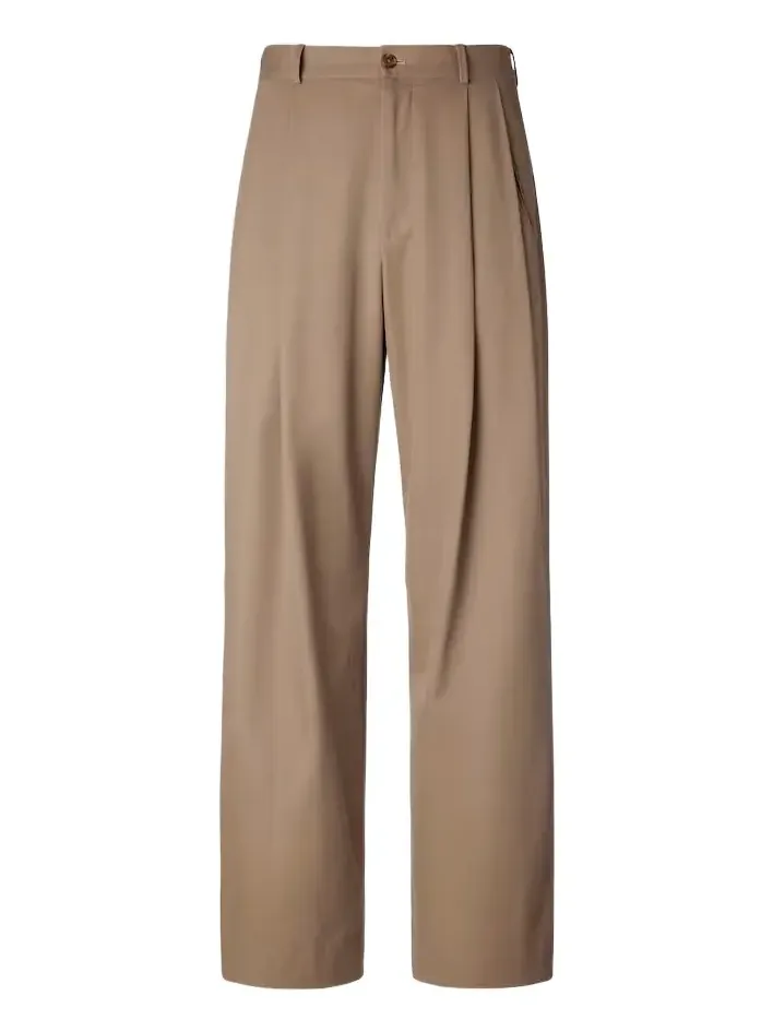 Tibor cotton and cashmere wide-leg pants Tibor cotton and cashmere wide-leg pants