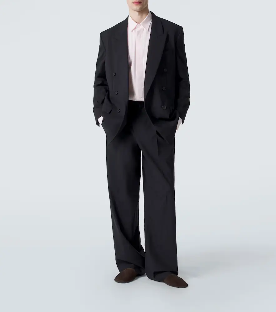The Row Thom wool wide-leg pants | Thumbnail 3 The Row Thom wool wide-leg pants | Thumbnail 3