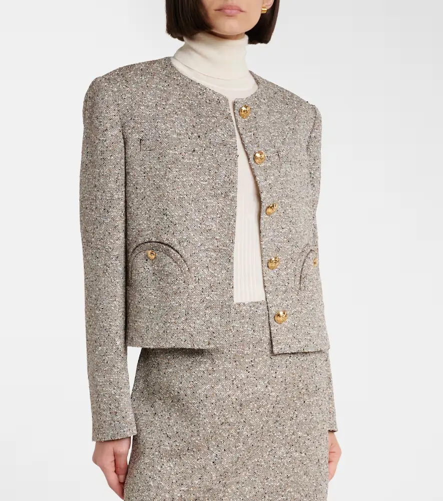Blazé Milano Shamo linen-blend tweed jacket | Thumbnail 2 Blazé Milano Shamo linen-blend tweed jacket | Thumbnail 2