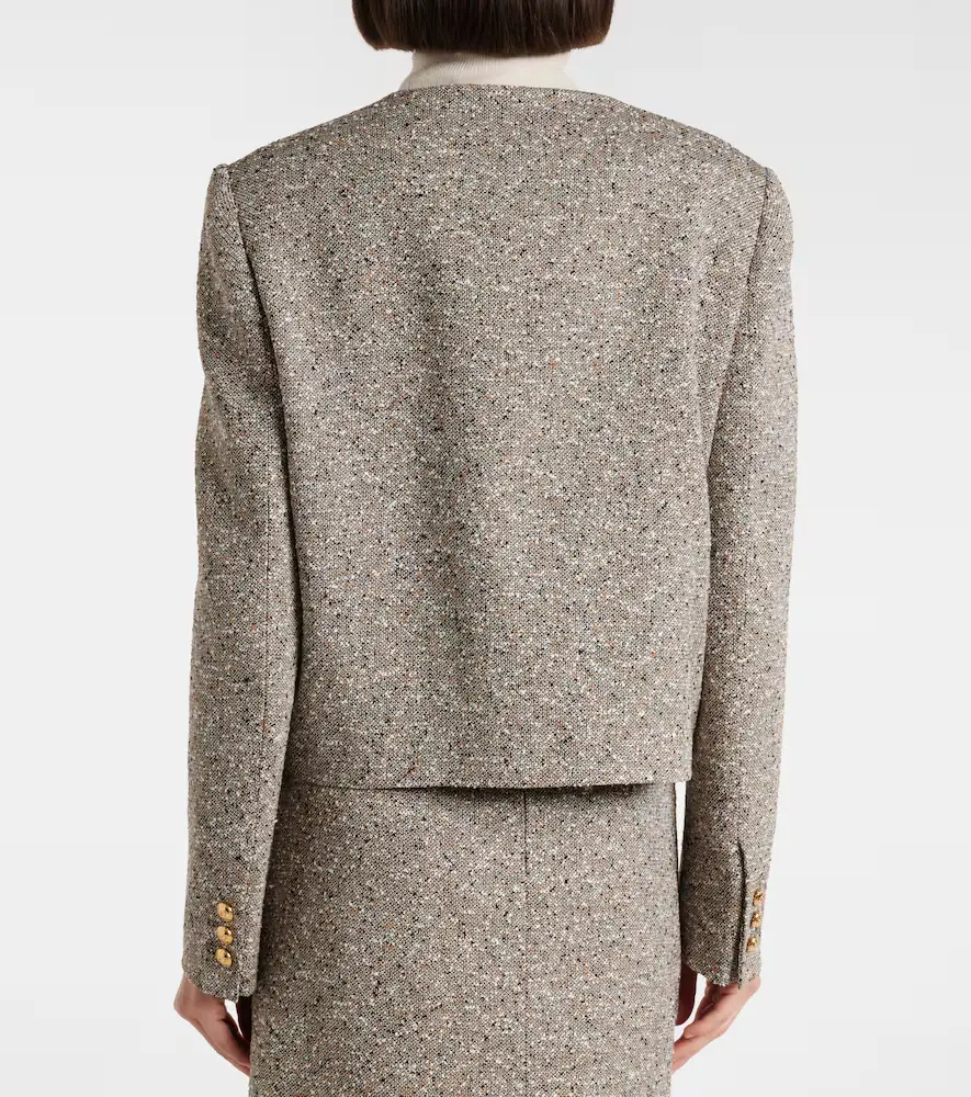 Blazé Milano Shamo linen-blend tweed jacket | Thumbnail 3 Blazé Milano Shamo linen-blend tweed jacket | Thumbnail 3