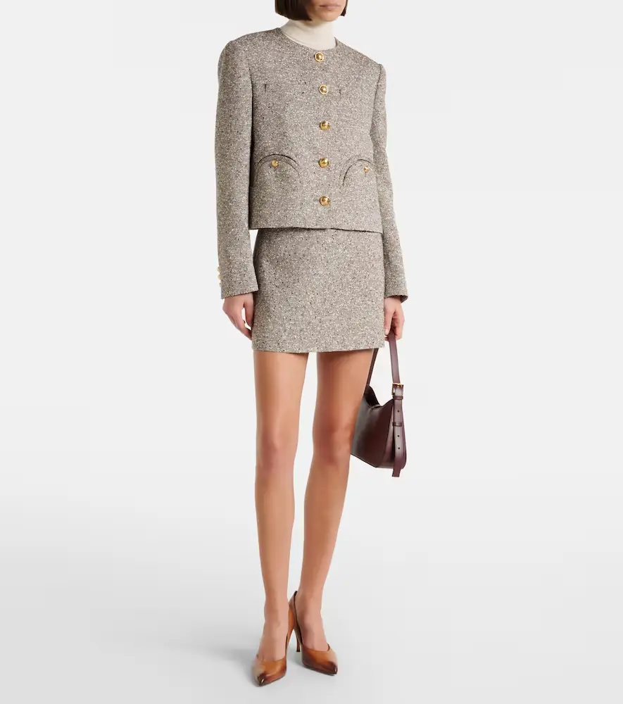 Blazé Milano Shamo linen-blend tweed jacket | Thumbnail 4 Blazé Milano Shamo linen-blend tweed jacket | Thumbnail 4