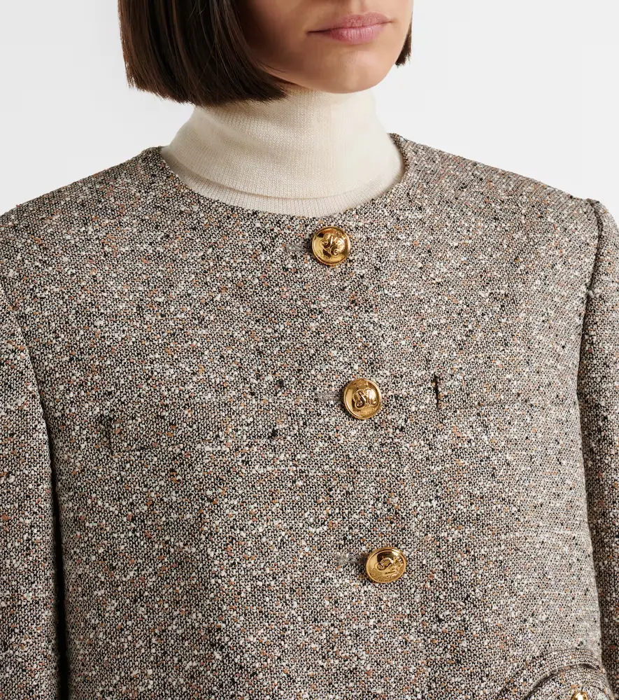 Blazé Milano Shamo linen-blend tweed jacket | Thumbnail 6 Blazé Milano Shamo linen-blend tweed jacket | Thumbnail 6
