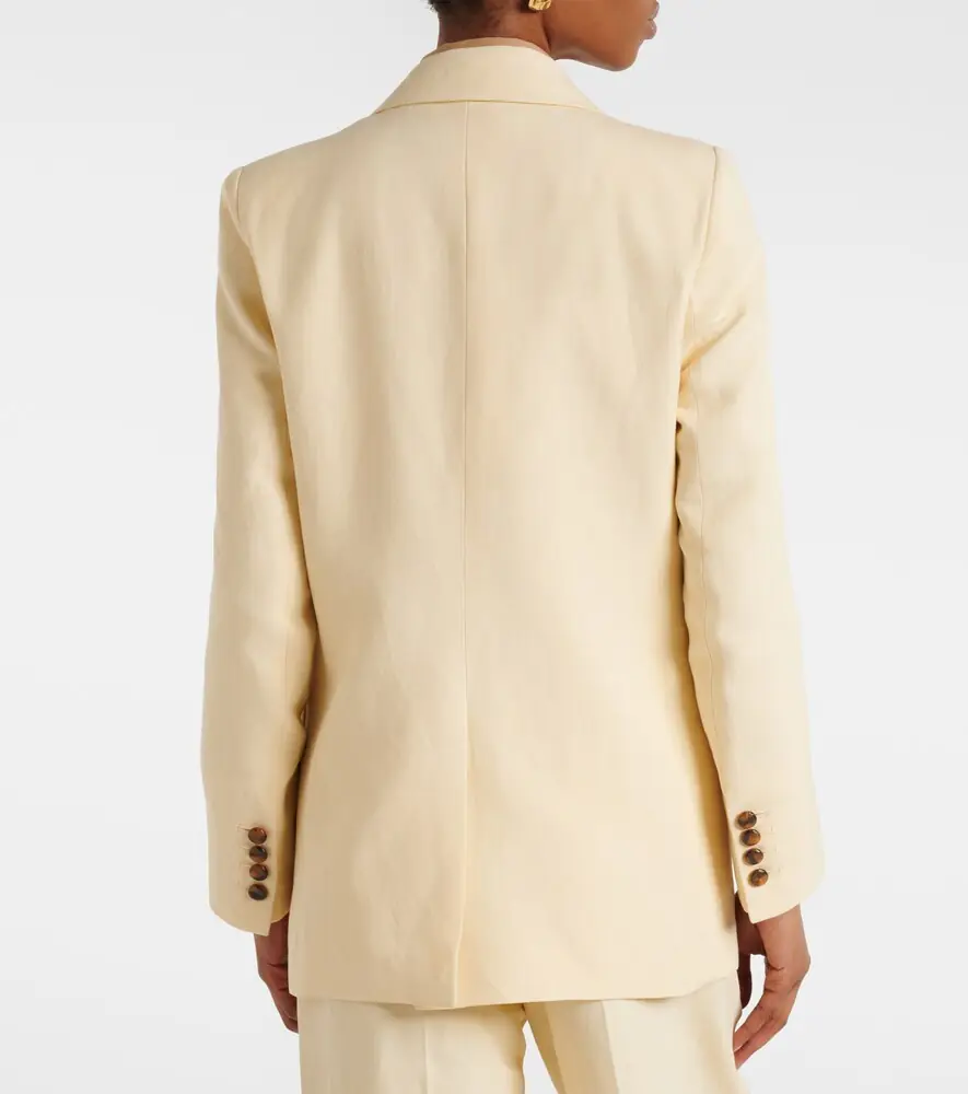 Blazé Milano Blazé Milano Savannah Everyday linen and silk blazer | Thumbnail 5 Blazé Milano Blazé Milano Savannah Everyday linen and silk blazer | Thumbnail 5