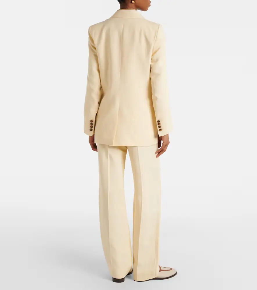Blazé Milano Blazé Milano Fox linen and silk straight pants | Thumbnail 5 Blazé Milano Blazé Milano Fox linen and silk straight pants | Thumbnail 5