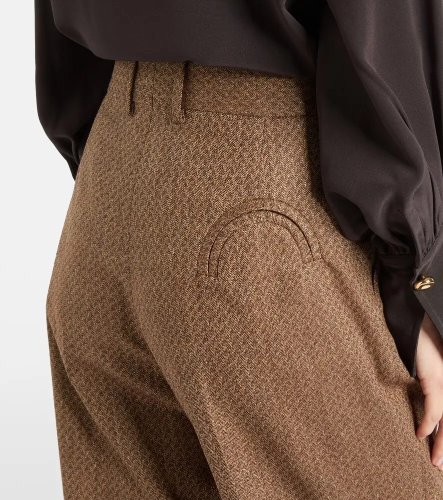 Blazé Milano Blazé Milano Amel silk and wool wide-leg pants | Thumbnail 3 Blazé Milano Blazé Milano Amel silk and wool wide-leg pants | Thumbnail 3