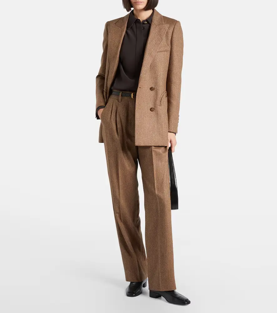 Blazé Milano Blazé Milano Amel silk and wool wide-leg pants | Thumbnail 4 Blazé Milano Blazé Milano Amel silk and wool wide-leg pants | Thumbnail 4
