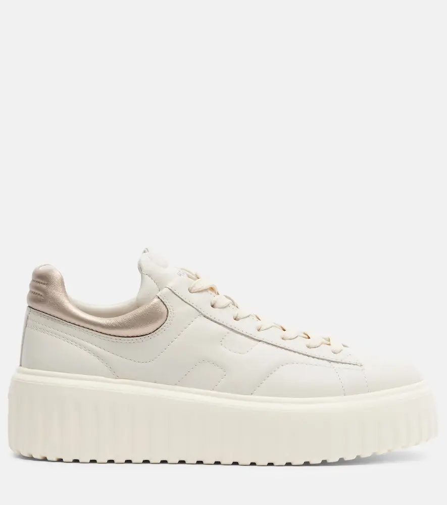 Hogan H-Stripes leather platform sneakers | Thumbnail 4 Hogan H-Stripes leather platform sneakers | Thumbnail 4