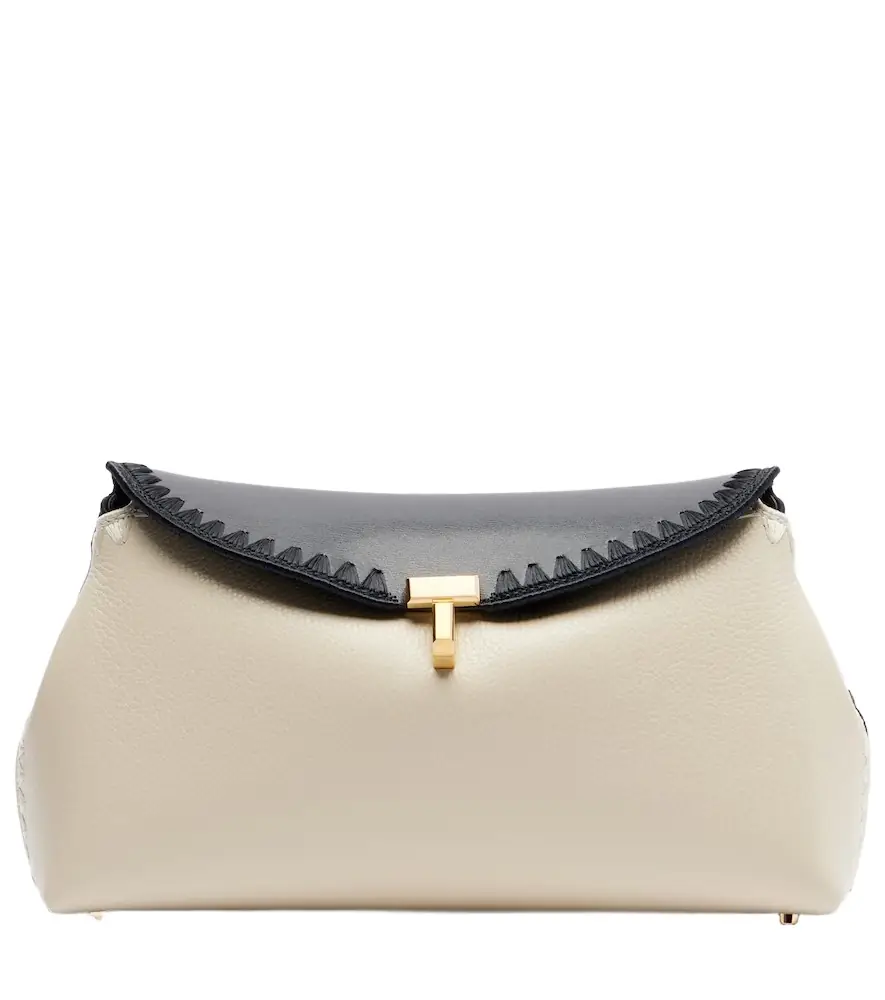 Toteme T-lock leather clutch | Image 1 Toteme T-lock leather clutch | Image 1