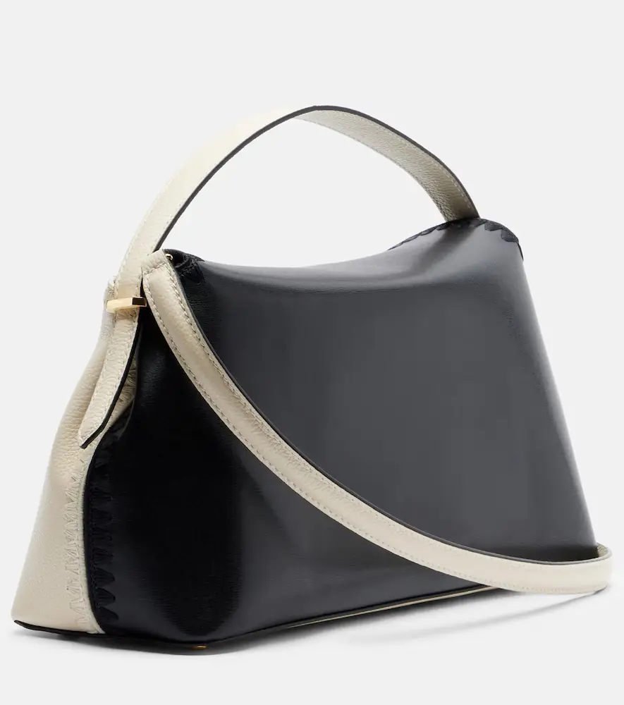 Toteme T-Lock embroidered leather tote bag | Thumbnail 2 Toteme T-Lock embroidered leather tote bag | Thumbnail 2