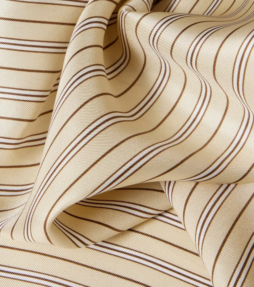 Toteme Striped silk scarf | Thumbnail 2