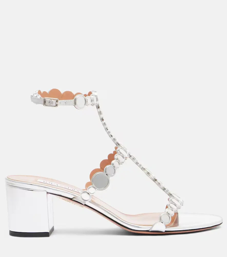 Aquazzura Afterglow 50 leather sandals | Thumbnail 2
