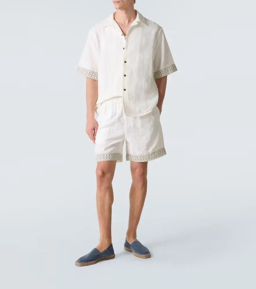 Commas Crochet-trimmed Bermuda shorts | Thumbnail 2