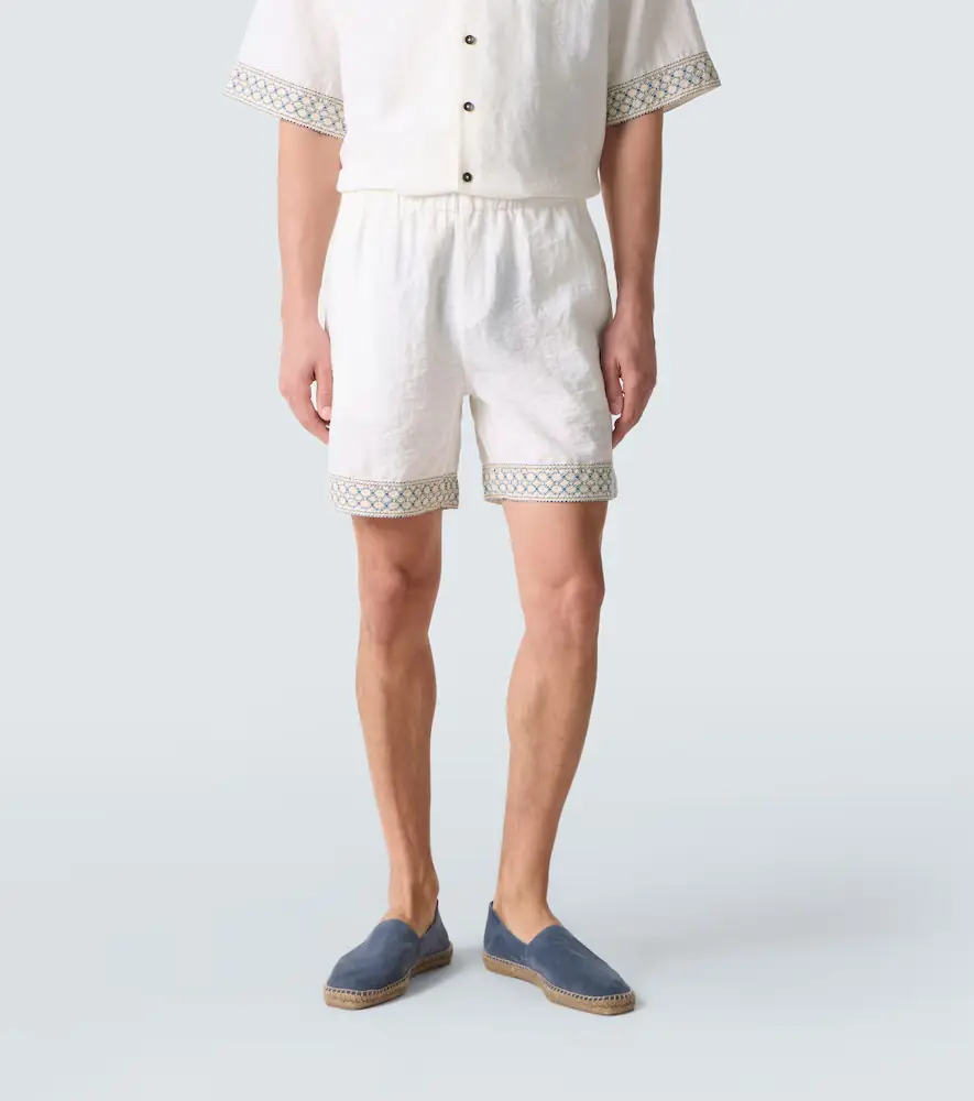 Commas Crochet-trimmed Bermuda shorts | Thumbnail 3