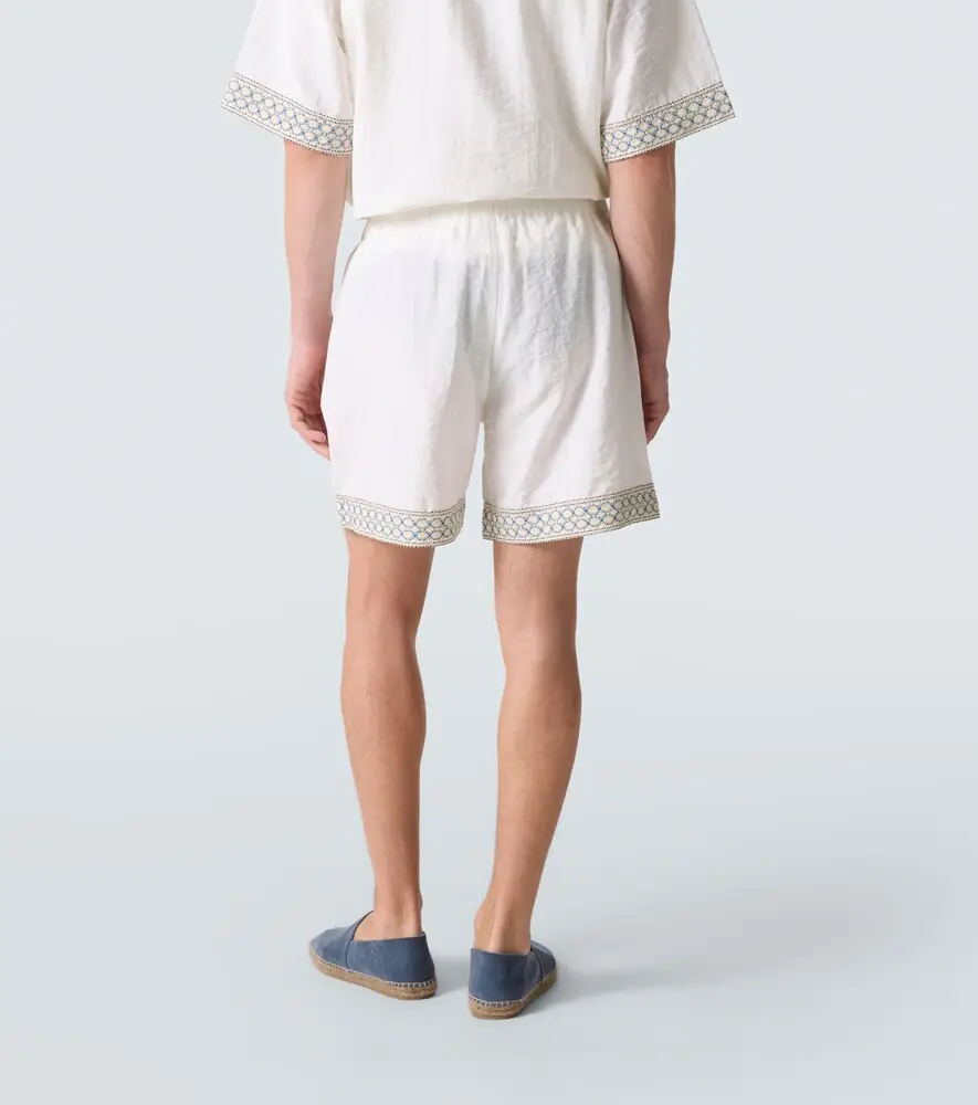 Commas Crochet-trimmed Bermuda shorts | Thumbnail 6