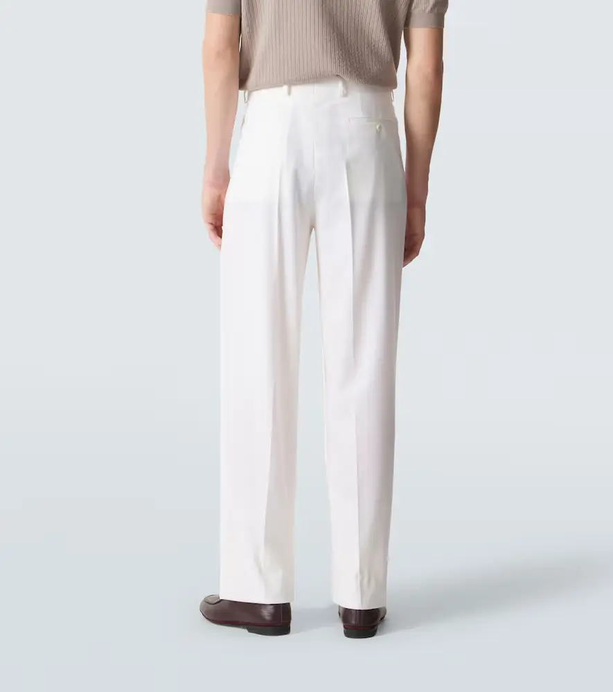 Brioni Elba wool straight pants | Thumbnail 4 Brioni Elba wool straight pants | Thumbnail 4