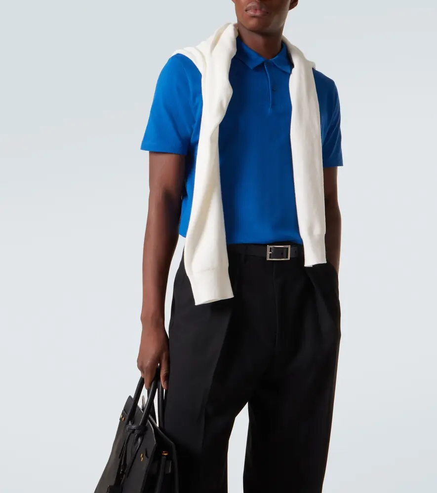Sunspel Riviera cotton polo shirt | Thumbnail 3