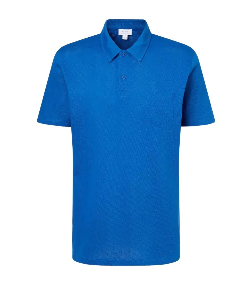 Sunspel Riviera cotton polo shirt | Image 1 Sunspel Riviera cotton polo shirt | Image 1