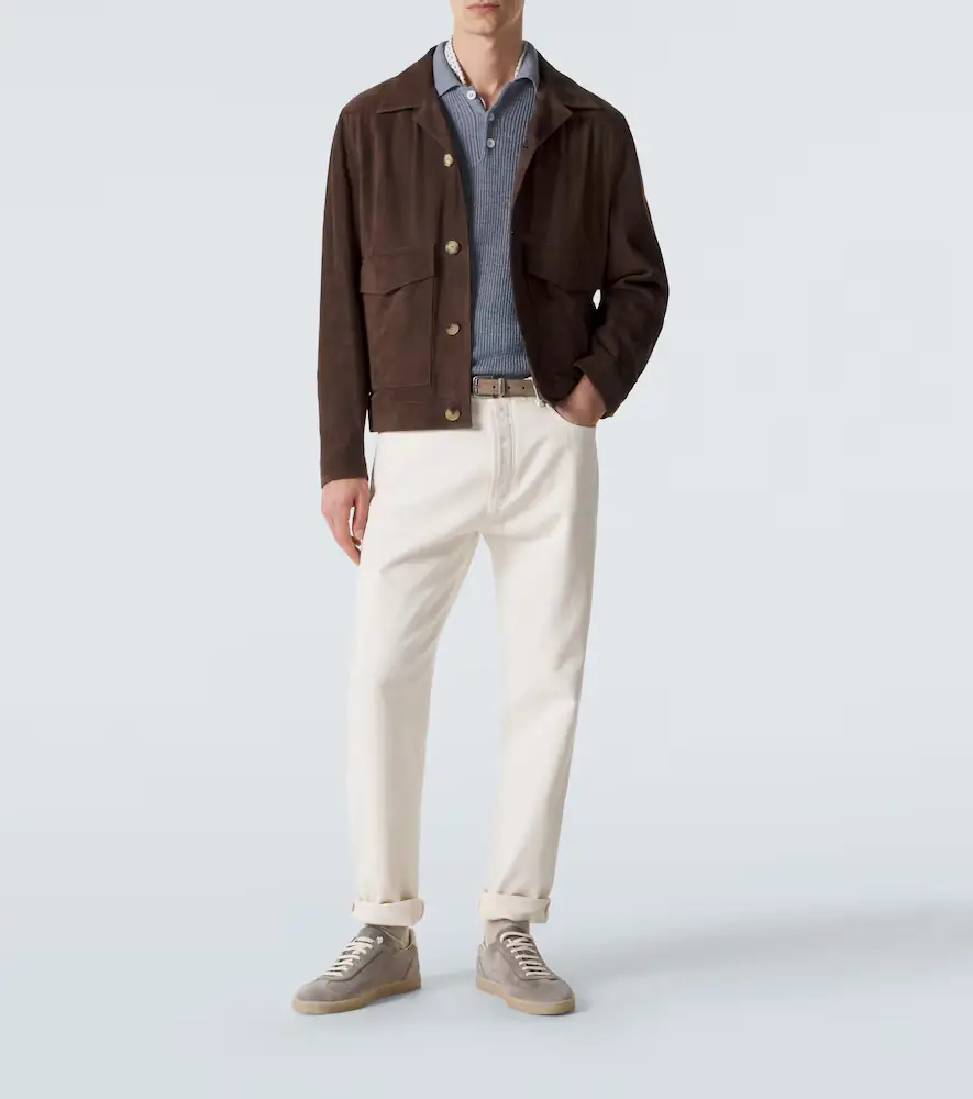 Brunello Cucinelli Suede jacket | Thumbnail 5