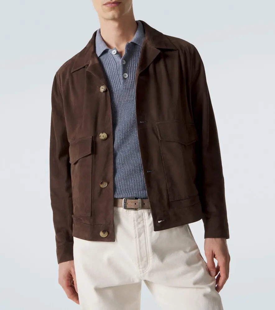 Brunello Cucinelli Suede jacket | Thumbnail 6