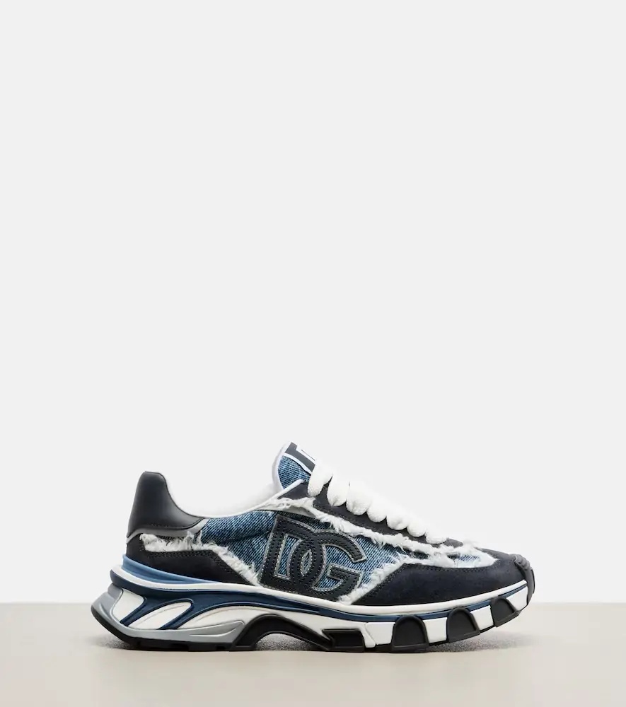 Dolce & Gabbana Runner distressed denim sneakers | Thumbnail 3 Dolce & Gabbana Runner distressed denim sneakers | Thumbnail 3