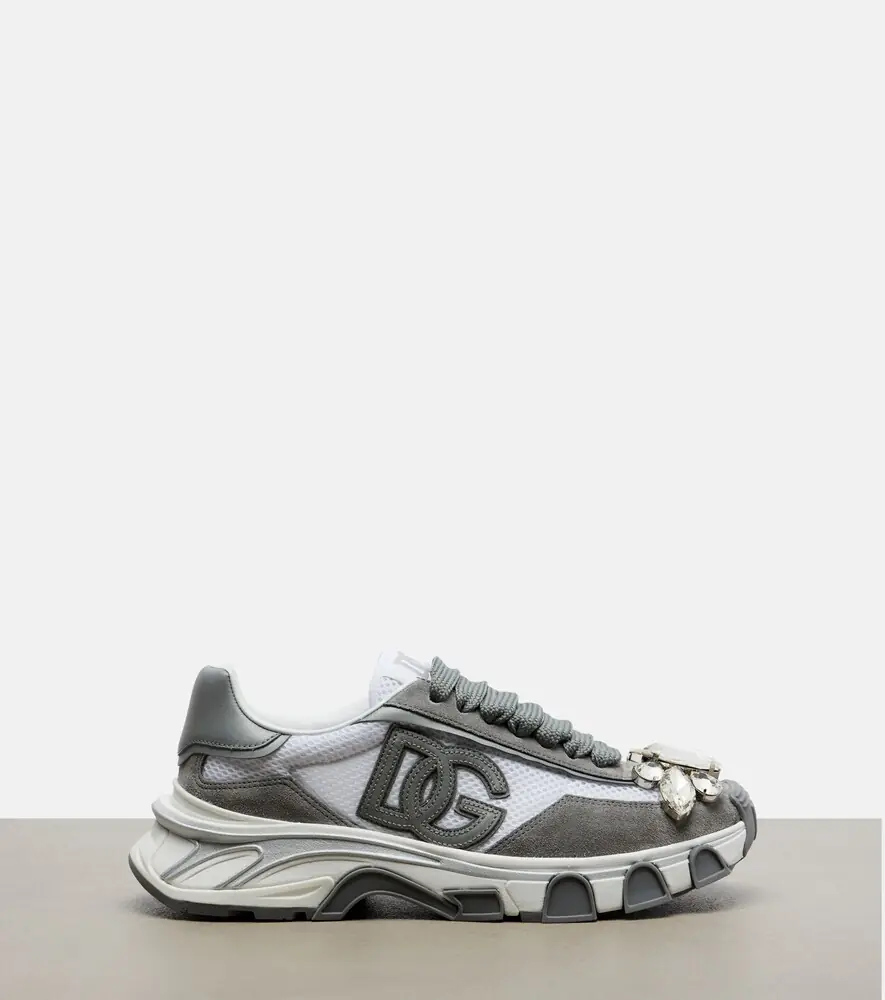 Dolce & Gabbana DG Country Road suede-trimmed sneakers | Thumbnail 4 Dolce & Gabbana DG Country Road suede-trimmed sneakers | Thumbnail 4