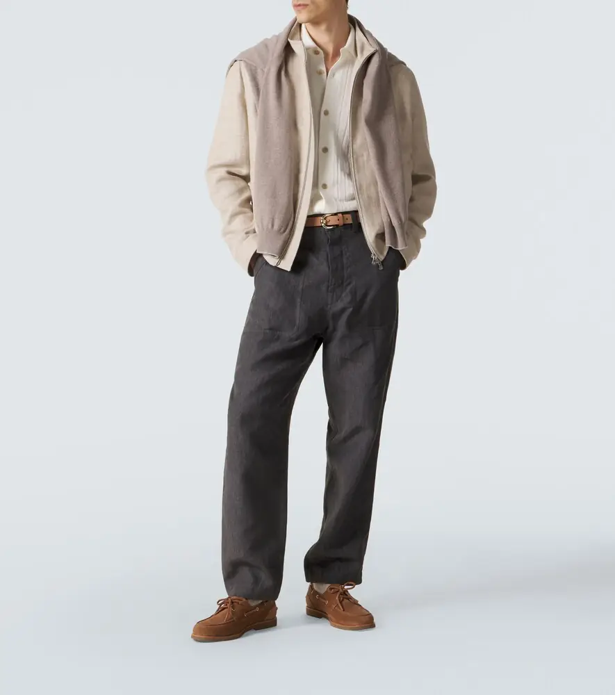 Brunello Cucinelli Ribbed-knit cotton shirt | Thumbnail 4