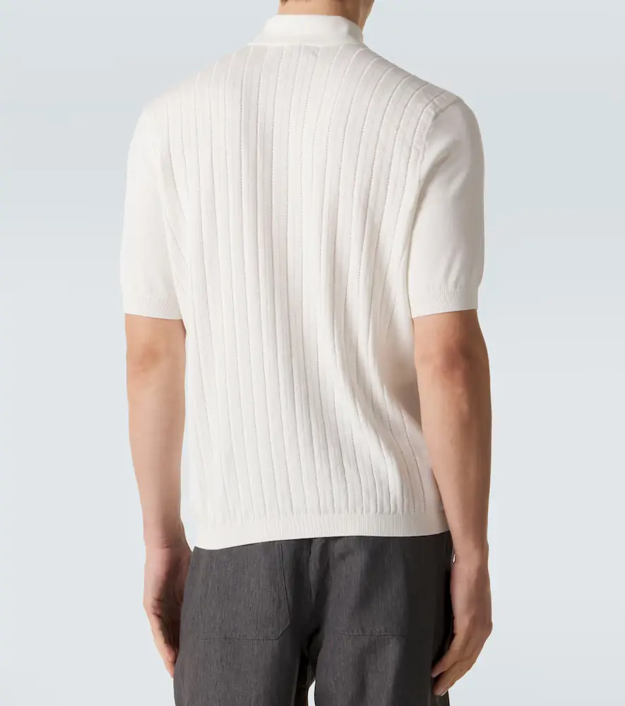 Brunello Cucinelli Ribbed-knit cotton shirt | Thumbnail 5