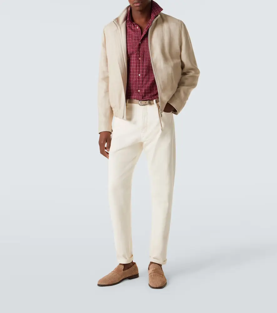 Brunello Cucinelli Printed cotton shirt | Thumbnail 4 Brunello Cucinelli Printed cotton shirt | Thumbnail 4