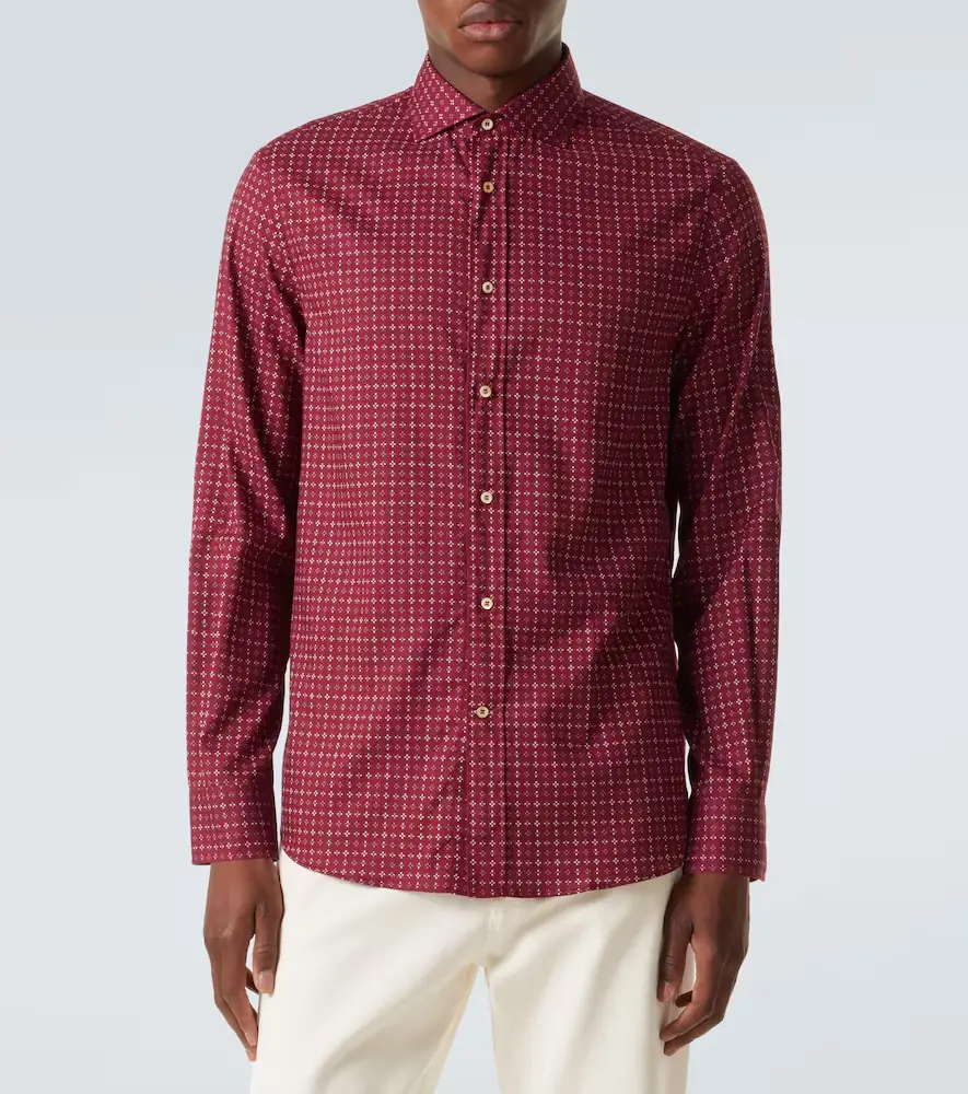 Brunello Cucinelli Printed cotton shirt | Thumbnail 5 Brunello Cucinelli Printed cotton shirt | Thumbnail 5