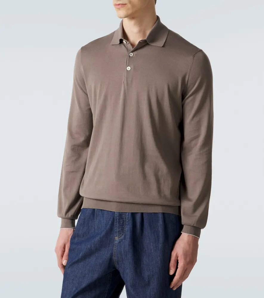 Brunello Cucinelli Cotton polo shirt | Thumbnail 3 Brunello Cucinelli Cotton polo shirt | Thumbnail 3