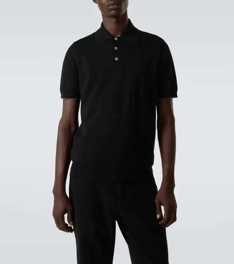 Brunello Cucinelli Cotton piqué polo shirt | Thumbnail 2 Brunello Cucinelli Cotton piqué polo shirt | Thumbnail 2