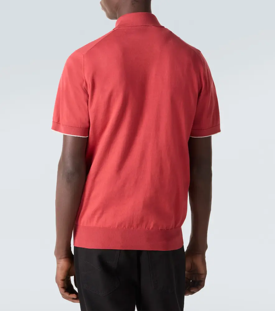 Brunello Cucinelli Cotton piqué polo shirt | Thumbnail 2 Brunello Cucinelli Cotton piqué polo shirt | Thumbnail 2