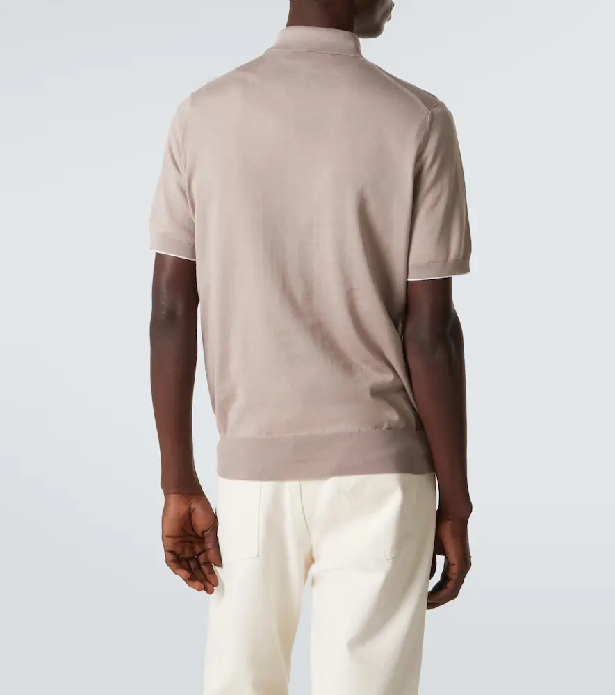 Brunello Cucinelli Cotton polo shirt | Thumbnail 4 Brunello Cucinelli Cotton polo shirt | Thumbnail 4