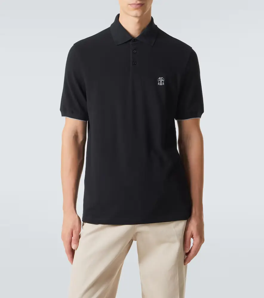 Brunello Cucinelli Logo cotton polo shirt | Thumbnail 2 Brunello Cucinelli Logo cotton polo shirt | Thumbnail 2