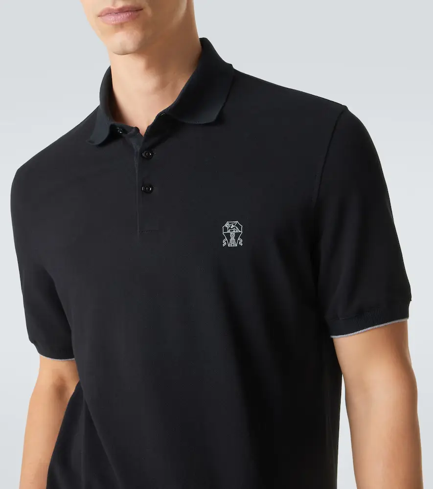 Brunello Cucinelli Logo cotton polo shirt | Thumbnail 6 Brunello Cucinelli Logo cotton polo shirt | Thumbnail 6