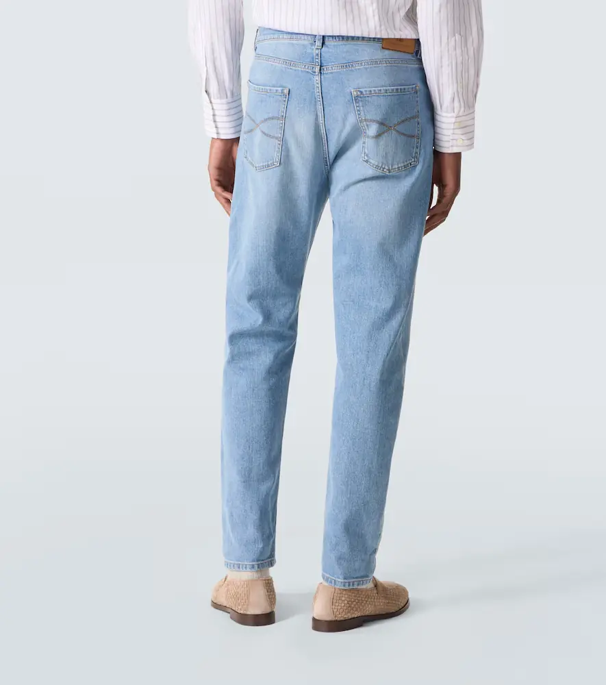 Brunello Cucinelli Mid-rise straight jeans | Thumbnail 4