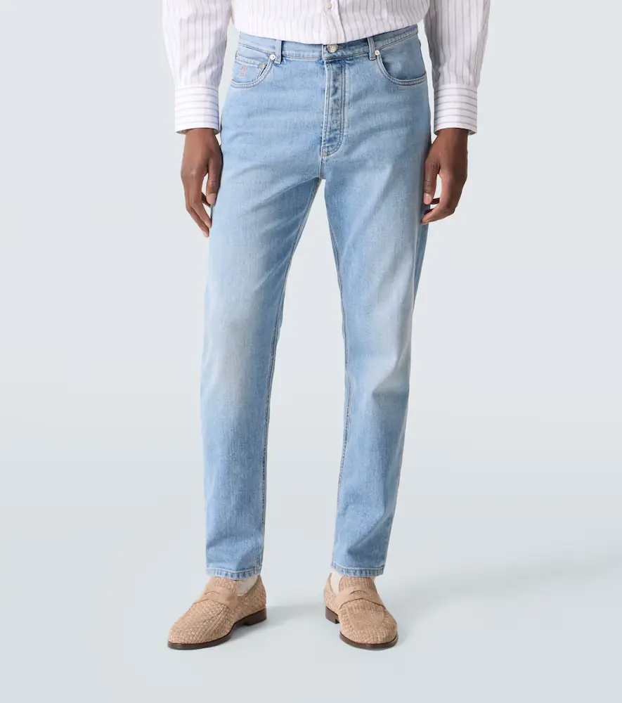 Brunello Cucinelli Mid-rise straight jeans | Thumbnail 6