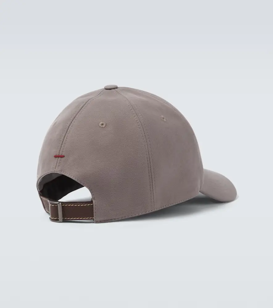 Brunello Cucinelli Logo embroidered cotton baseball cap | Thumbnail 2 Brunello Cucinelli Logo embroidered cotton baseball cap | Thumbnail 2