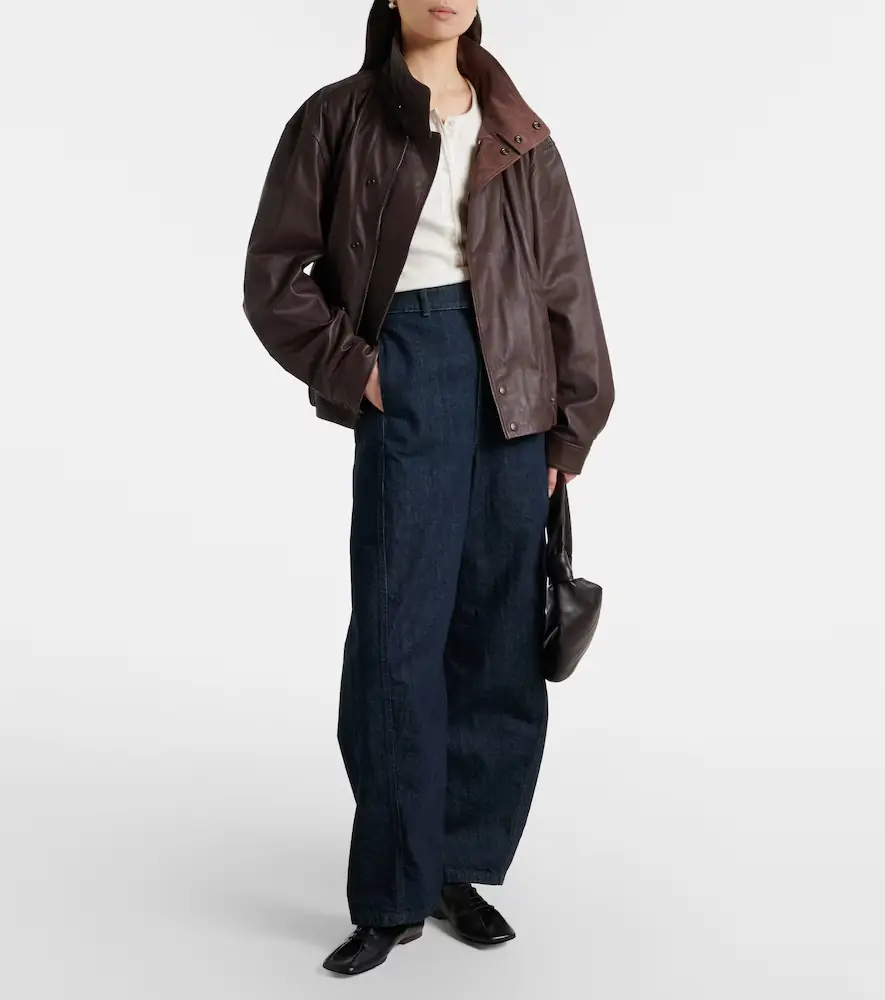 Lemaire Leather blouson jacket | Thumbnail 2 Lemaire Leather blouson jacket | Thumbnail 2