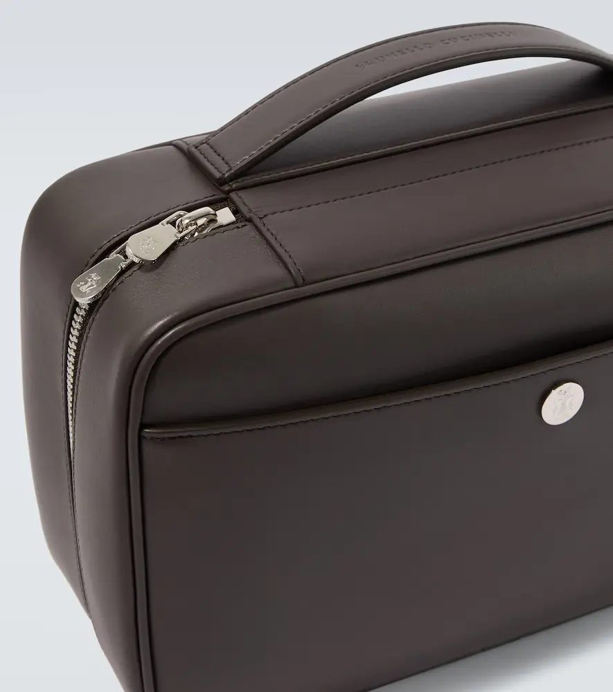Brunello Cucinelli Leather toiletry bag | Thumbnail 4