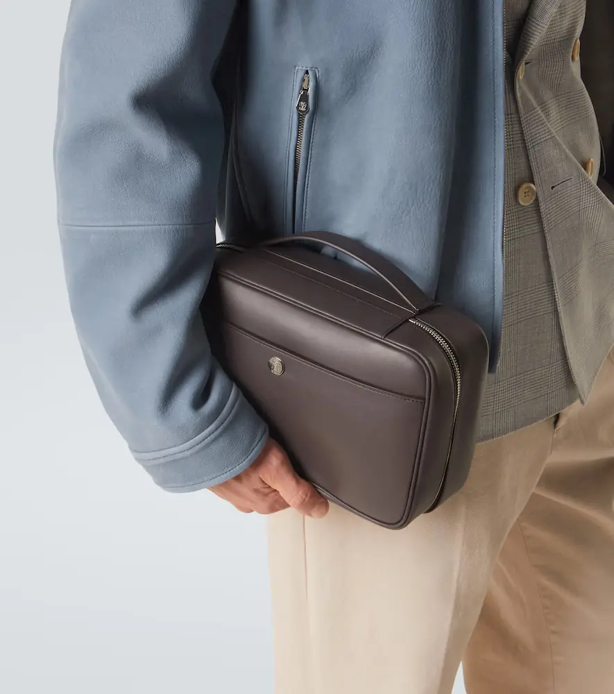 Brunello Cucinelli Leather toiletry bag | Thumbnail 5