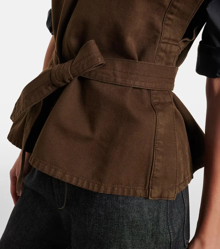 Lemaire Belted cotton twill top | Thumbnail 2
