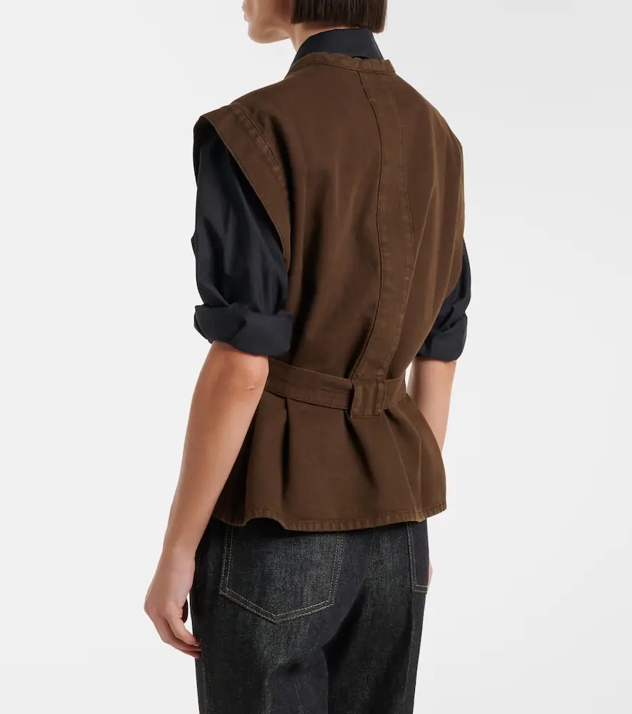 Lemaire Belted cotton twill top | Thumbnail 3