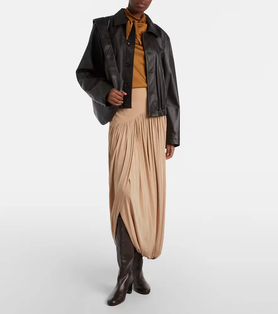 Lemaire Scarf-detail jersey top | Thumbnail 2 Lemaire Scarf-detail jersey top | Thumbnail 2