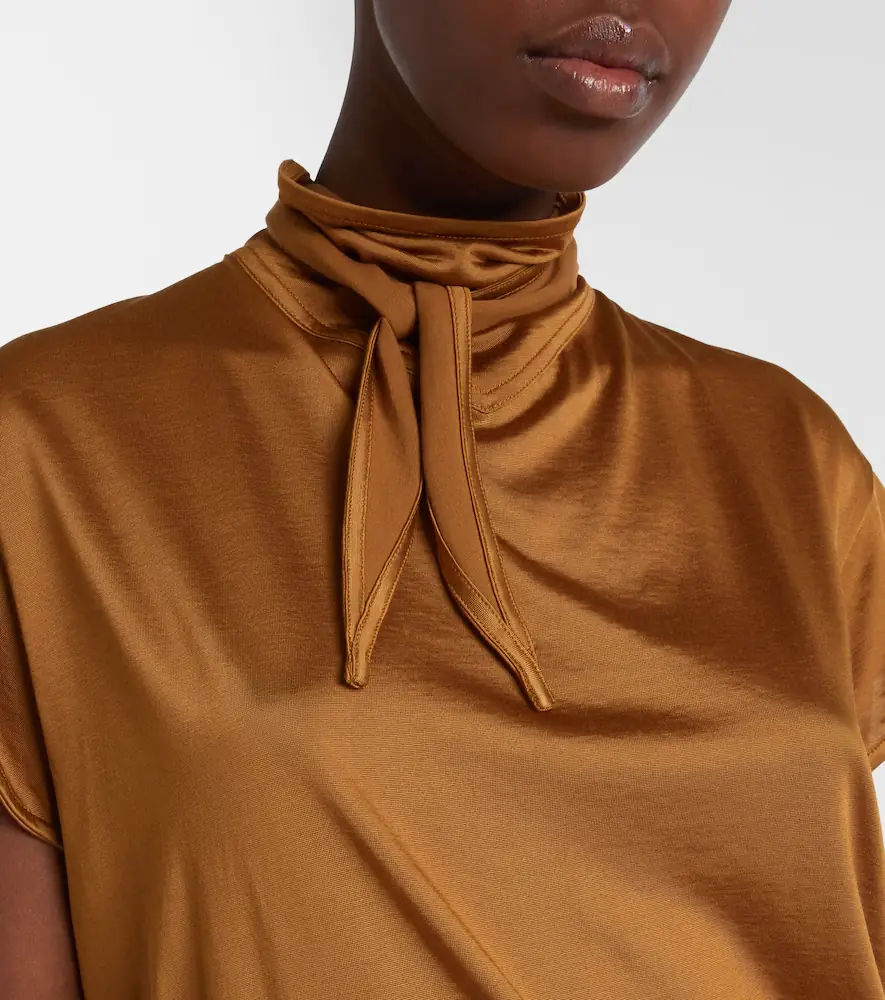Lemaire Scarf-detail jersey top | Thumbnail 4 Lemaire Scarf-detail jersey top | Thumbnail 4