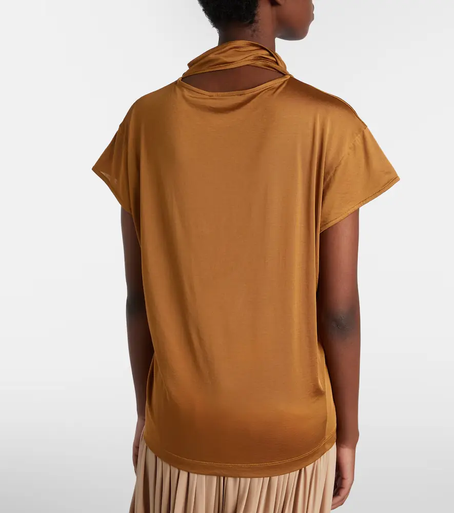 Lemaire Scarf-detail jersey top | Thumbnail 5 Lemaire Scarf-detail jersey top | Thumbnail 5