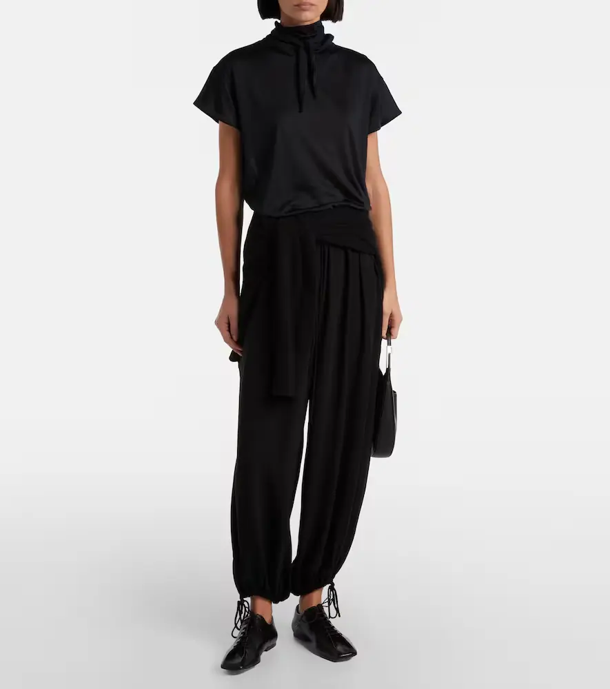 Lemaire Scarf-detail jersey top | Thumbnail 2 Lemaire Scarf-detail jersey top | Thumbnail 2