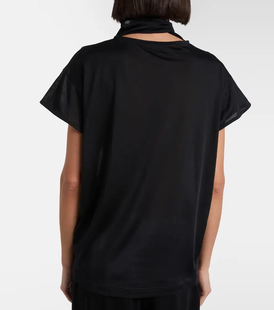 Lemaire Scarf-detail jersey top | Thumbnail 3 Lemaire Scarf-detail jersey top | Thumbnail 3