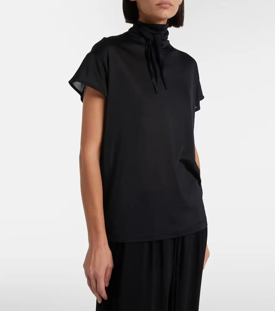 Lemaire Scarf-detail jersey top | Thumbnail 4 Lemaire Scarf-detail jersey top | Thumbnail 4