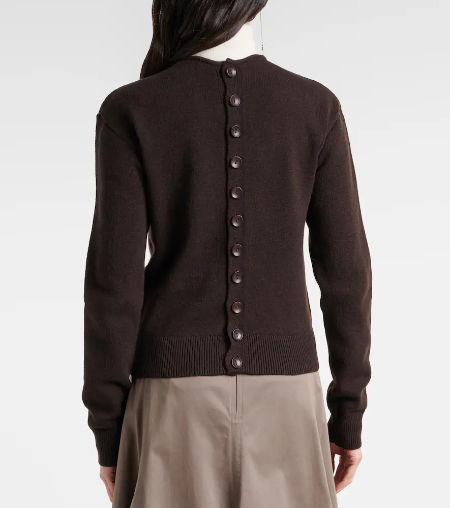 Lemaire Reversible wool and cashmere cardigan | Thumbnail 2 Lemaire Reversible wool and cashmere cardigan | Thumbnail 2